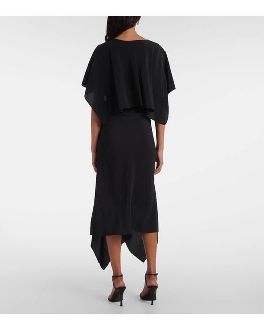 Stella McCartney Black Maxikleid Aus Seide