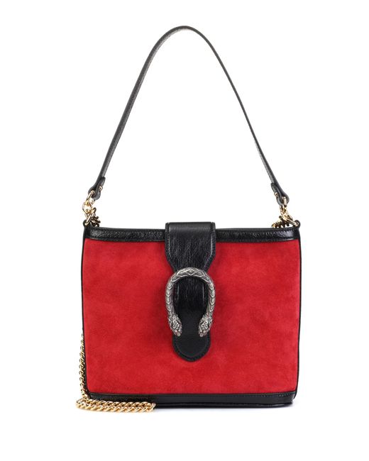 Gucci Dionysus Bucket Bag Suede Medium Red 2378541