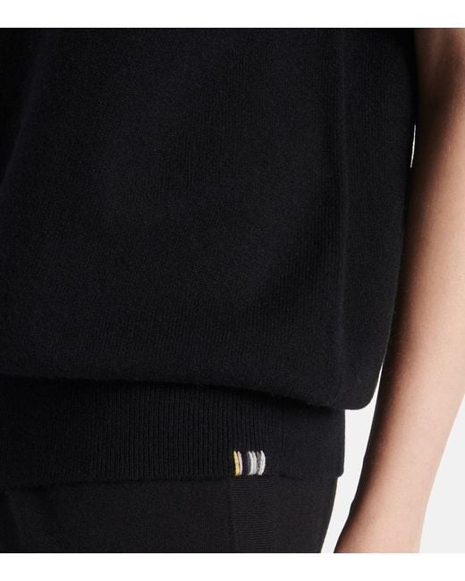 Extreme Cashmere Black N°423 Lord Cashmere-Blend Sweater Vest
