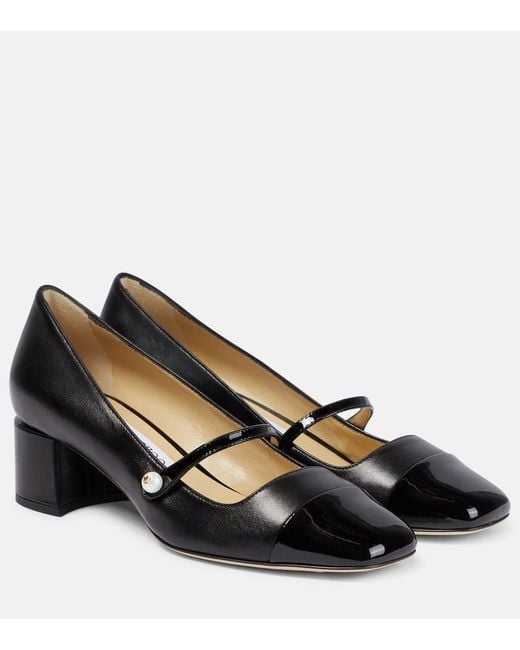 Jimmy Choo Black Pumps Elisa 45 Aus Leder