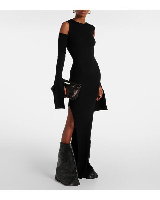 Rick Owens Black Drkshdw Denim Boots