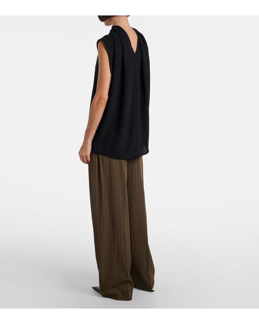 Totême Black Knitted Top