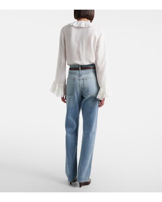 Agolde Blue Kelly Straight Jeans