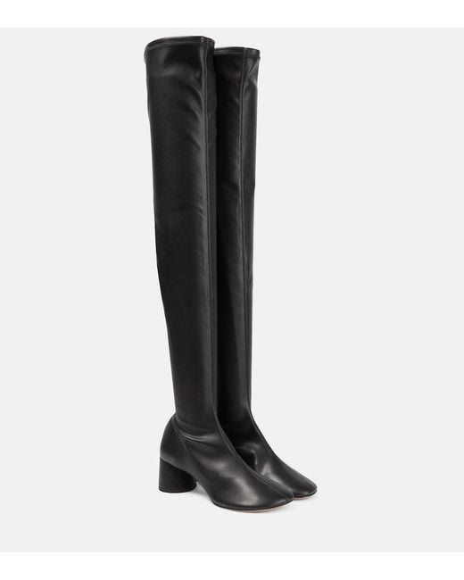 Proenza Schouler Black Glove Over-The-Knee Boots