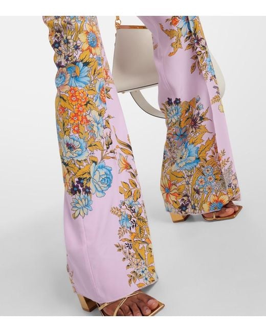 Etro Pink Silk Pants