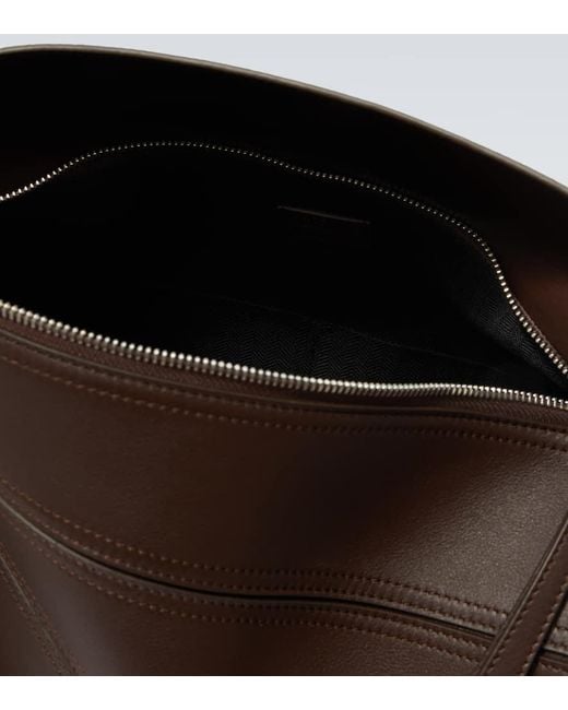 Loewe Black Puzzle Biker Large Leather Tote Bag for men