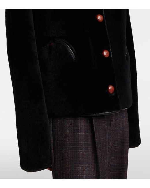 Blazé Milano Black Gliss Shearling Jacket