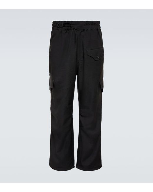 Y-3 Black Cargo Pants for men