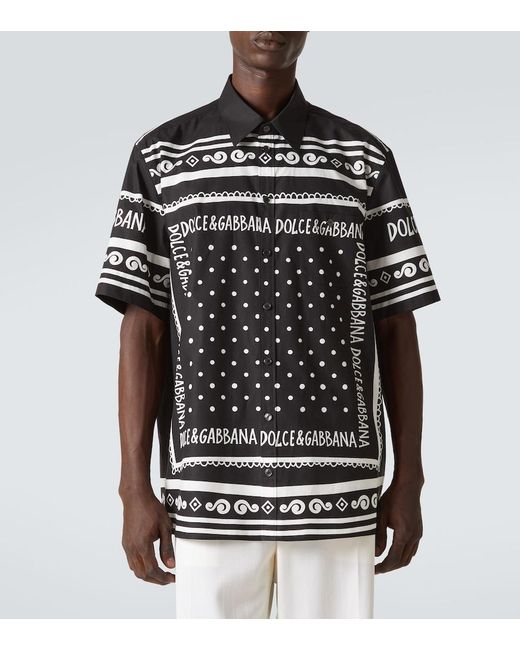 Dolce & Gabbana Black Camicia Shirt for men