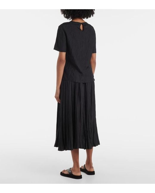 Joseph Black Brunet Silk Top
