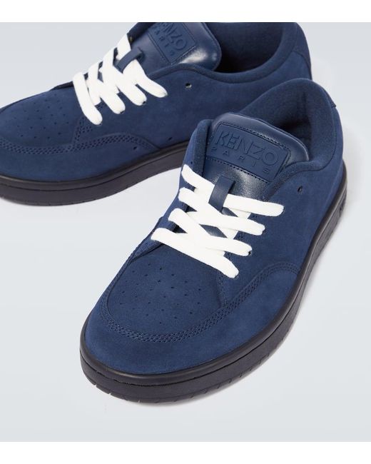 KENZO Sneakers Dome aus Veloursleder in Blue für Herren
