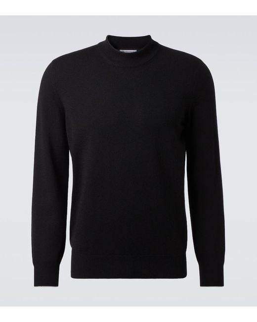 Brunello Cucinelli Black Cashmere Sweater for men