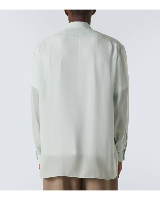 Camisa Bresson De Cupro The Row de hombre de color White