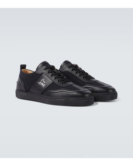 Christian Louboutin Sneakers Retero Aus Leder in Black für Herren