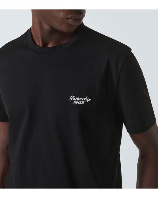 Givenchy T-Shirt aus Baumwoll-Jersey in Black für Herren