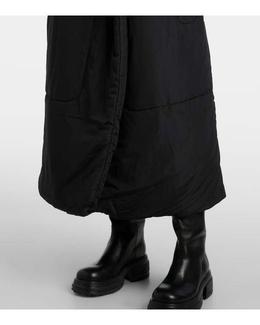 Norma Kamali Black Mantel Sleeping Bag