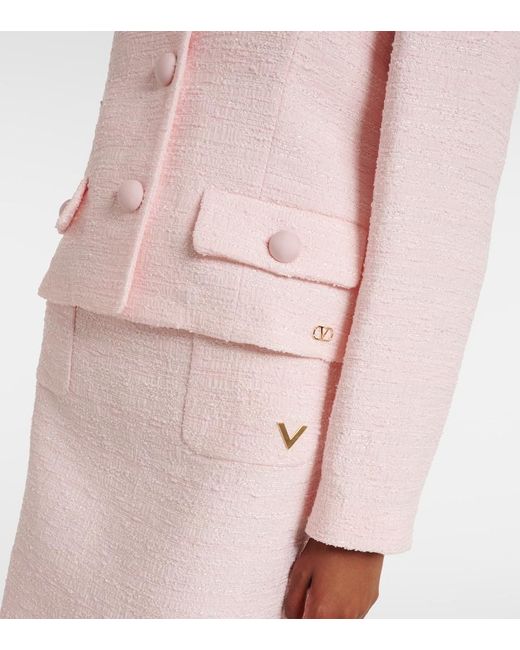 Valentino Pink Tweed Jacket