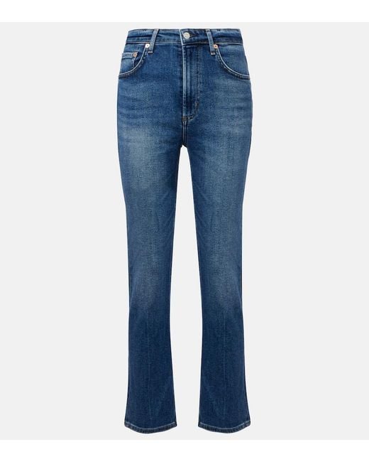 Citizens of Humanity Blue Zurie Ankle High-Rise Slim Jeans