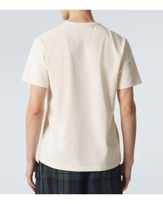 J.W. Anderson Blue Printed Cotton Jersey T-Shirt for men