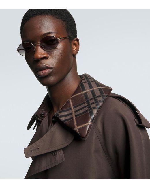 Cartier Metallic Clash De Cartier Oval Sunglasses for men