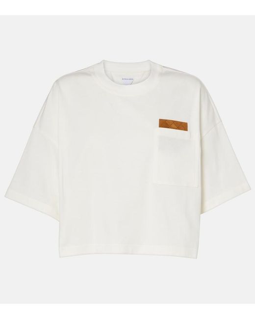 Bottega Veneta White T-Shirt With Pocket