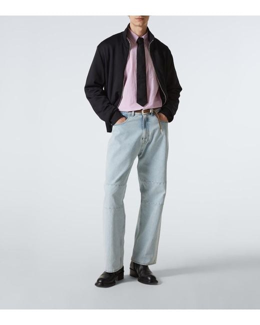 Our Legacy Blue Mob Jersey Track Jacket for men