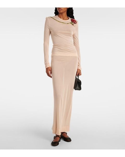 Jupe Crayon Simone Rocha en coloris White
