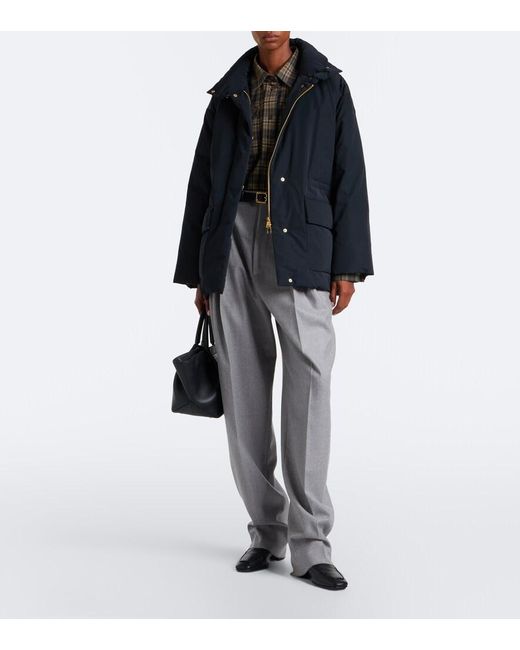 Moncler Blue Ideal Down Jacket