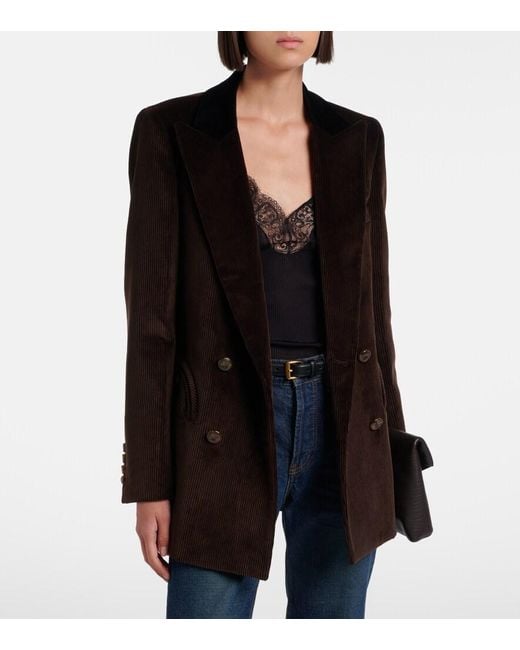 Blazé Milano Black Everyday Cotton Corduroy Blazer