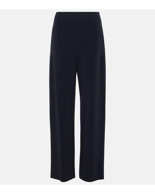 FFORME Blue Larissa High-Rise Wide-Leg Pants