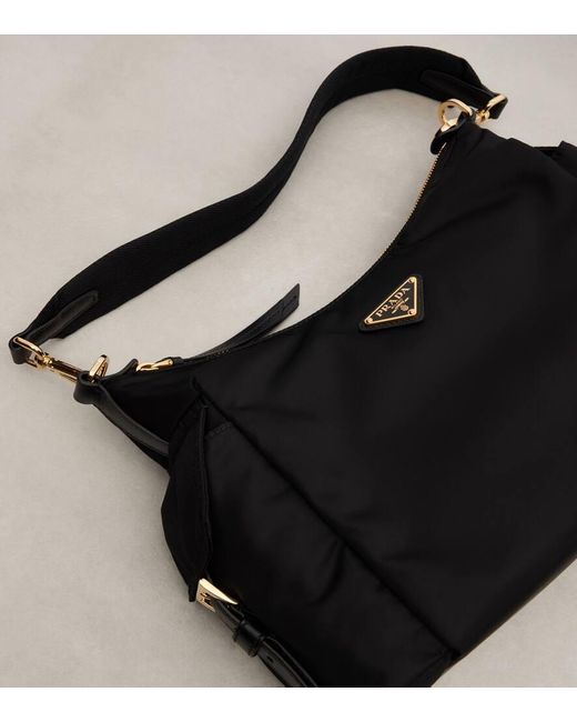 Prada Black Explore Re-Nylon Large Shoulder Bag