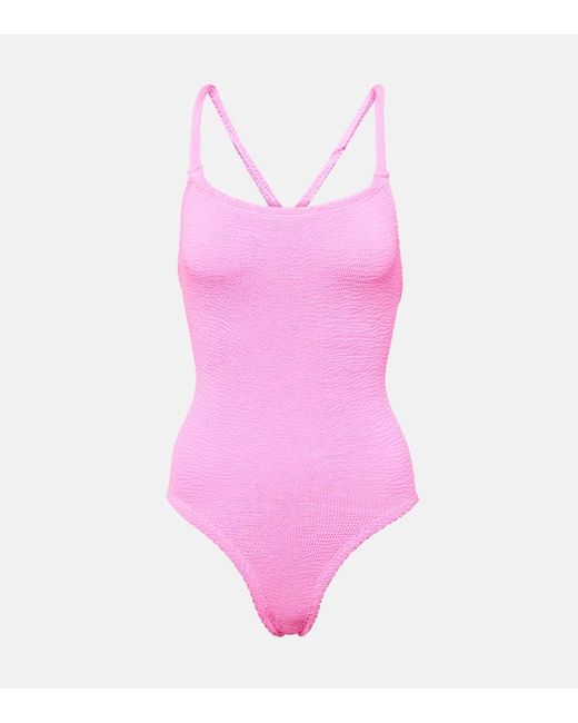 Hunza G Pink Bette Swimsuit