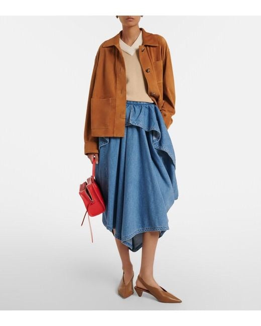 Loewe Brown Suede Jacket