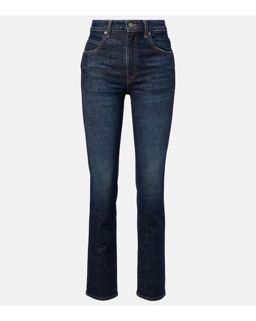 Khaite Blue Straight Jeans Viv