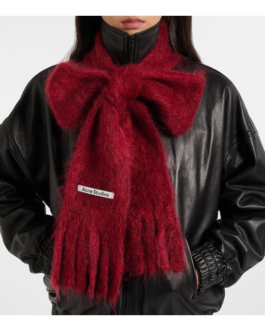 Sciarpa Kinna di Acne in Red