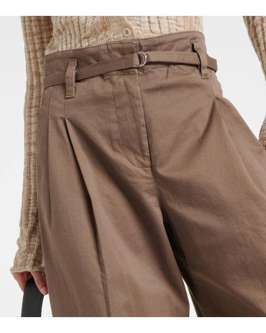 Pantalon ample Raver a taille haute Proenza Schouler en coloris Brown