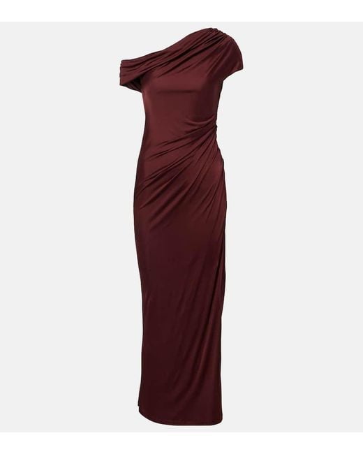Galvan Red Maxikleid Aus Jersey