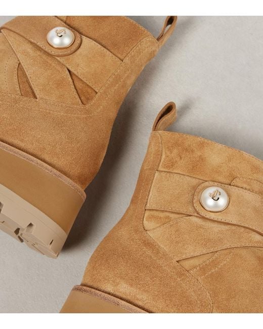 Botines Meena De Ante Jimmy Choo de color Brown