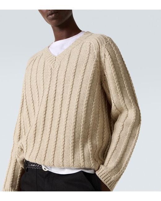 Studio Nicholson Natural X Aaron Levine Sussex Virgin Wool Sweater for men