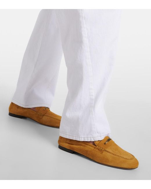 Isabel Marant Yellow Iseri Suede Loafers