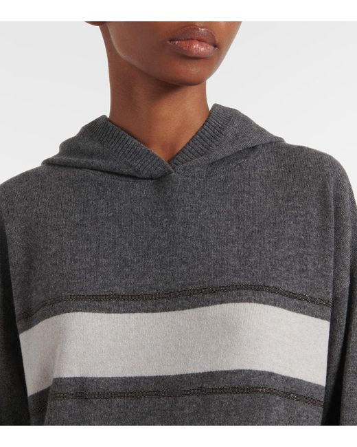 Abito Midi di Brunello Cucinelli in Gray