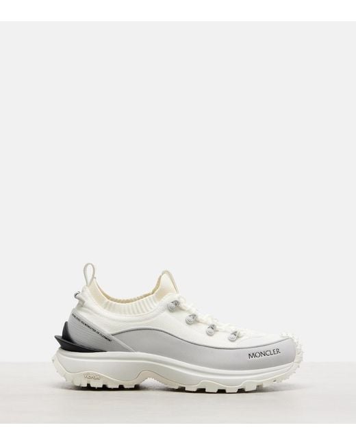 Moncler White Trailgrip Lite3 Sneakers
