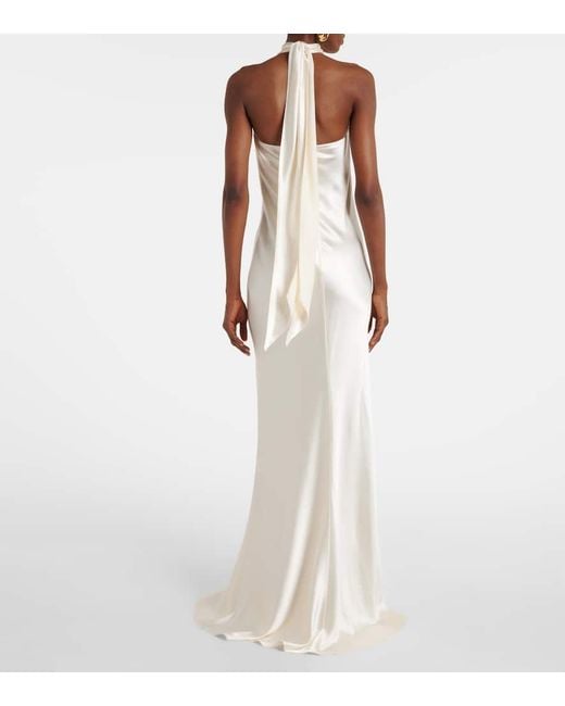 Robe De Mariee Chilton En Satin Ralph Lauren en coloris White