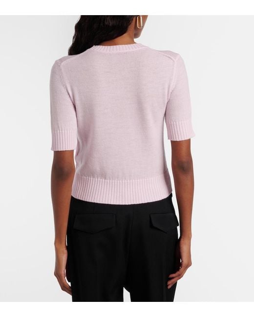 Jil Sander Pink Plus Virgin Wool Sweater