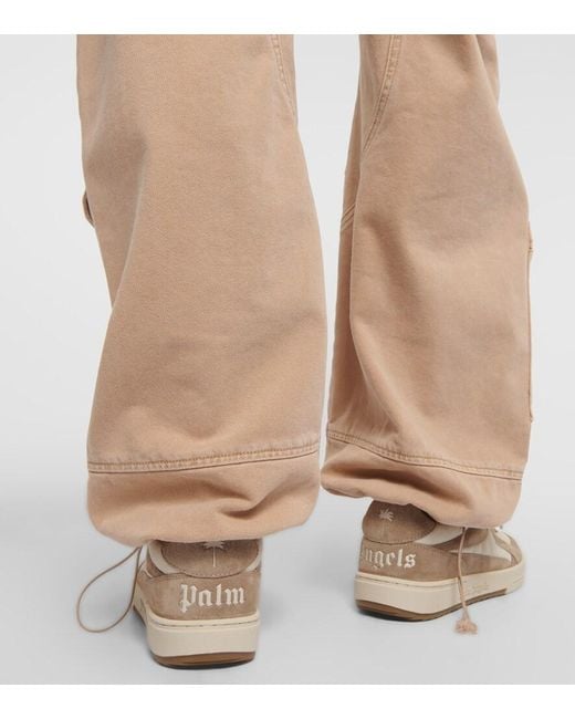 Palm Angels White University Sneakers