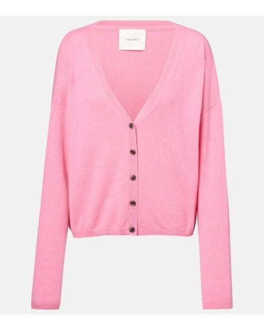 Cardigan Abby De Cachemir Lisa Yang de color Pink