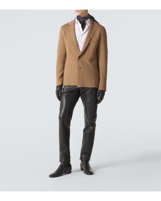 Tom Ford Brown Wool-Blend Jacket for men