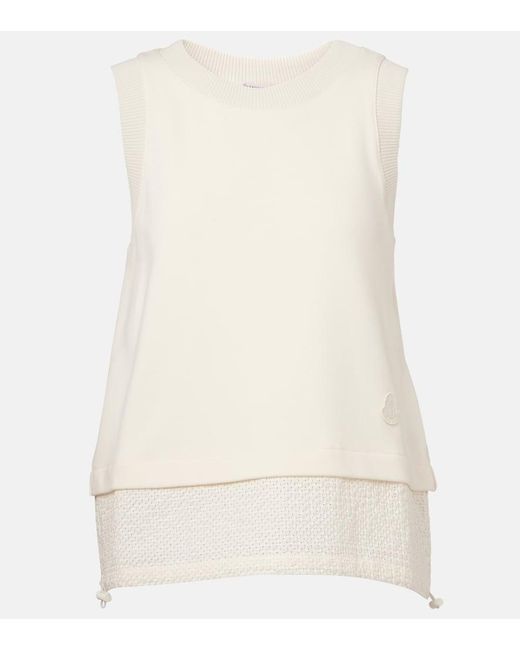 Top di Moncler in Natural