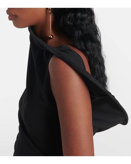 Abito in jersey di Jacquemus in Black