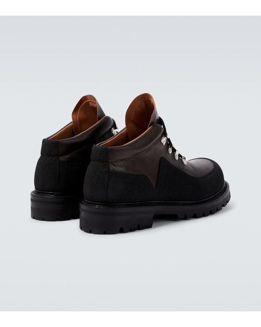 Our Legacy Black Quest Leather Shoes for men